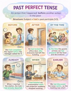 Past Perfect Tense and key words